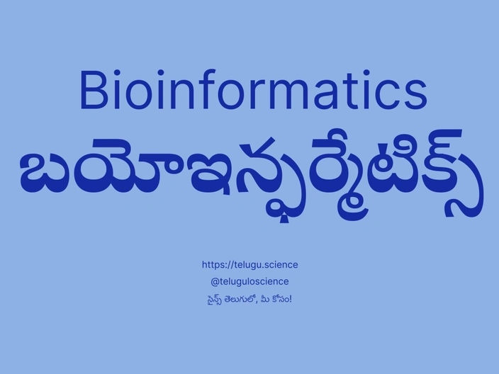 బయోఇన్ఫర్మేటిక్స్ గురించి వివరణ | Bioinformatics